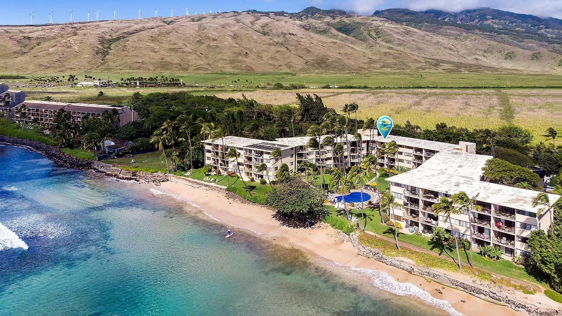 Experience Oceanfront Luxury At Kanai A Nalu 209, A Spacious 2-Bd/2Ba Condo, Ac Wailuku 0*,  USA